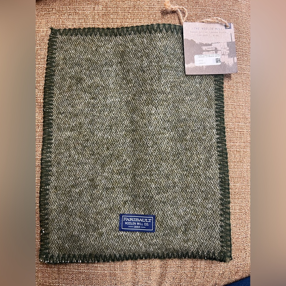 Olive Green iPad holder